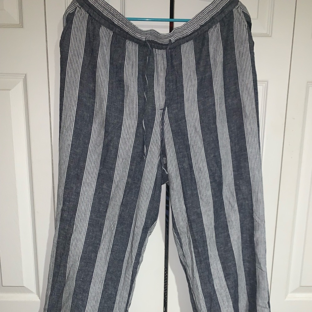 Denim like linen pants